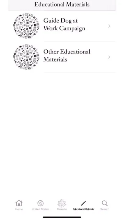 The Seeing Eye Advocacy سکرین شاٹس
