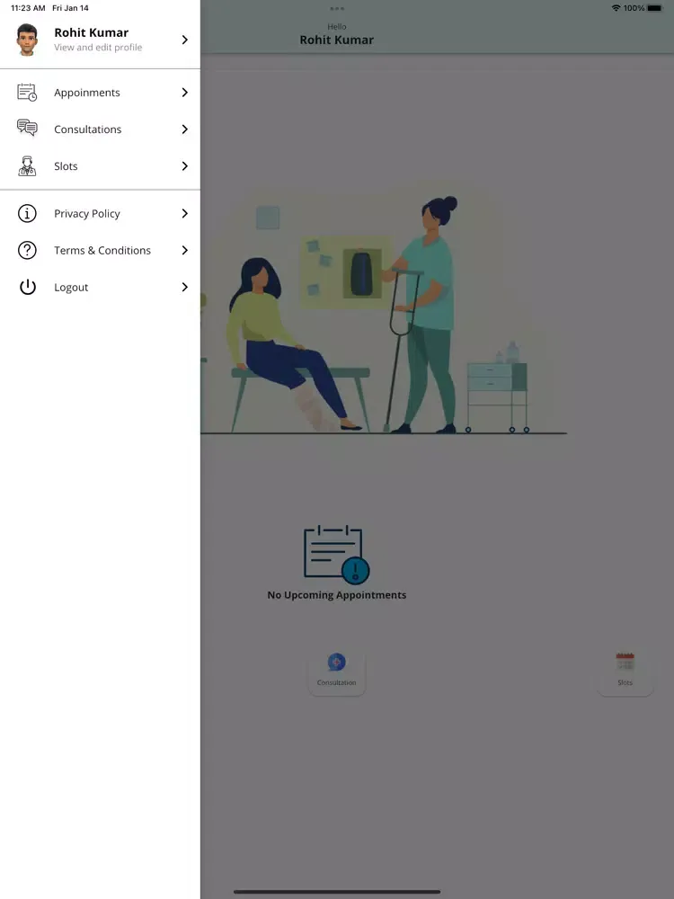 Alo Doctor for Doctor iPad  Screenshots