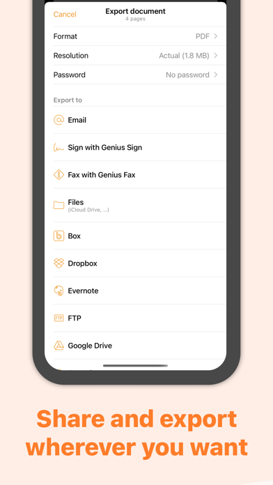 Screenshot di Genius Scan Enterprise - PDF