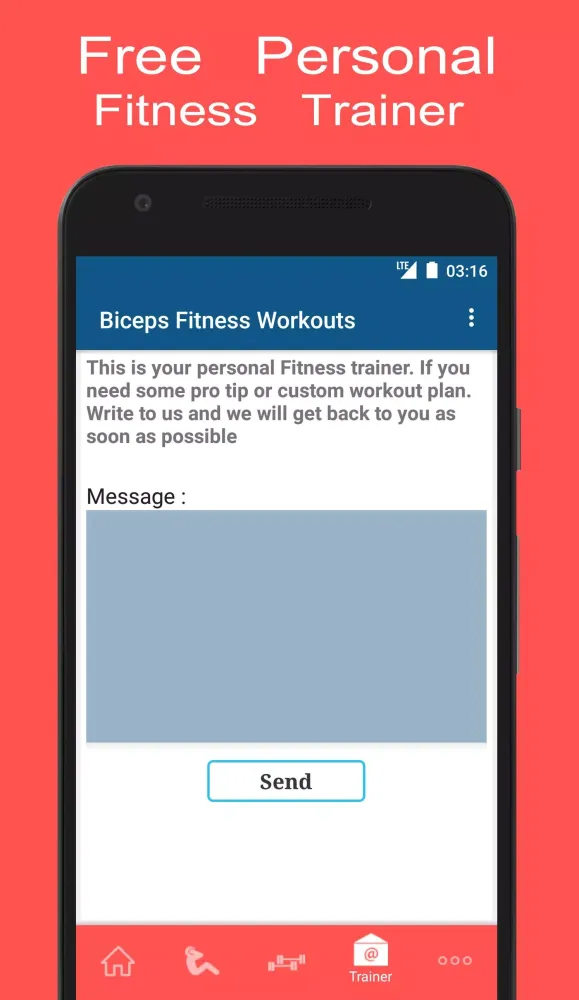 ภาพหน้าจอของ Biceps Fitness Workouts
