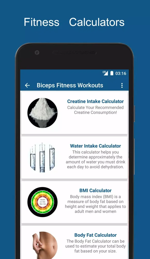 ภาพหน้าจอของ Biceps Fitness Workouts