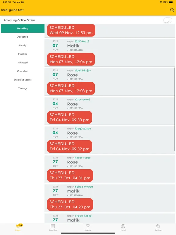 Tangkapan layar Halal Guide Business Owner iPad 