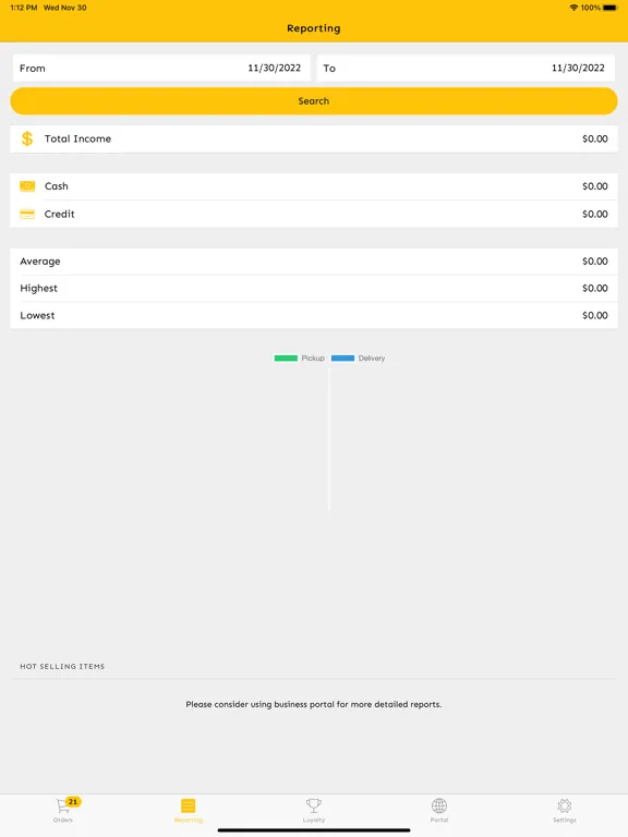 Tangkapan layar Halal Guide Business Owner iPad 