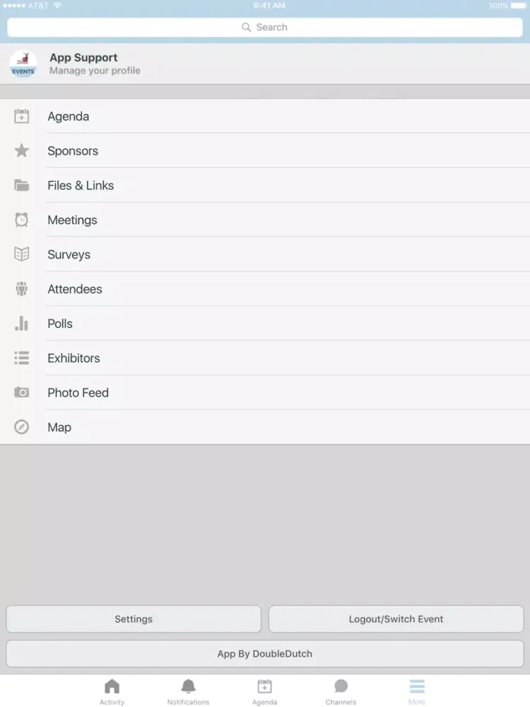 The Hartford Events iPad 应用截图