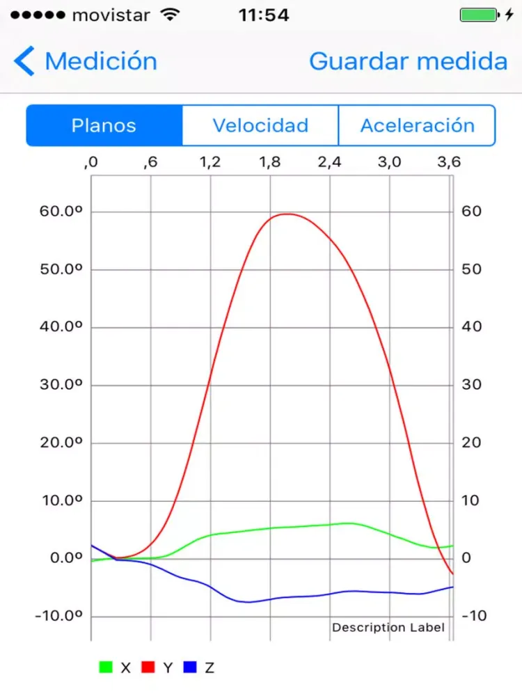 Goniometro iPad  Screenshots
