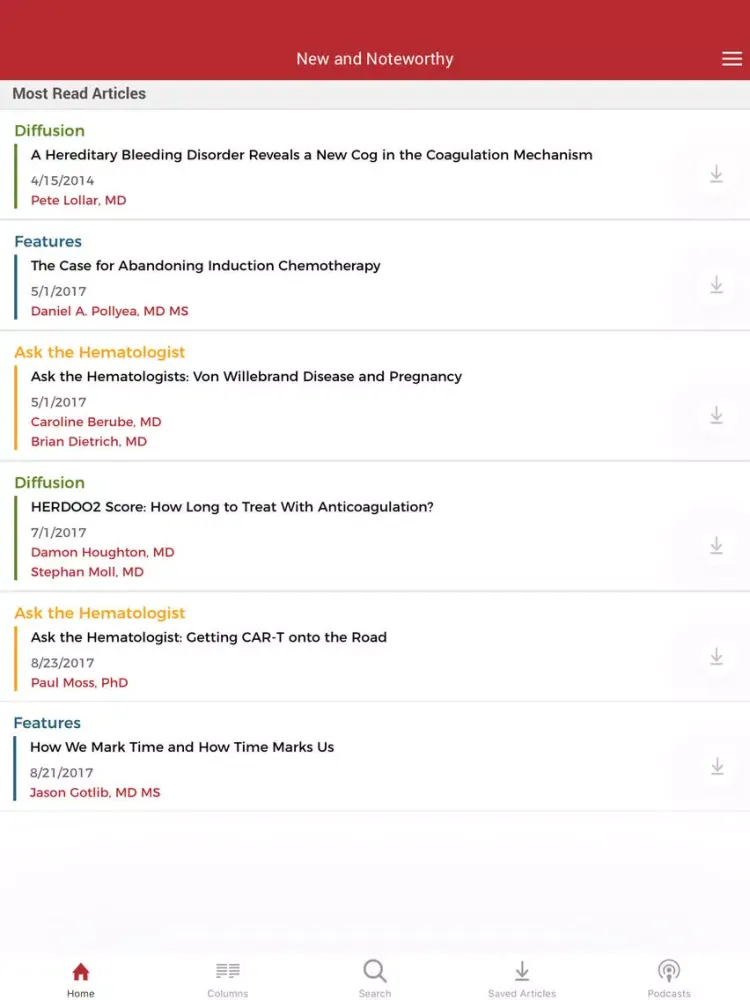 تصاویر The Hematologist iPad 