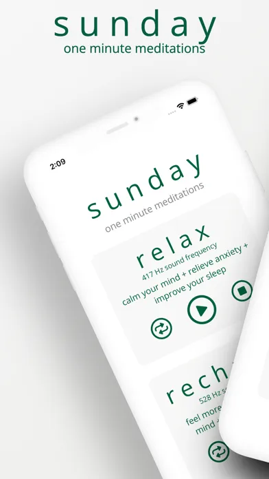ภาพหน้าจอของ Sunday - Sound Frequencies