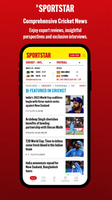 Скриншоты Sportstar: Live Sports & News