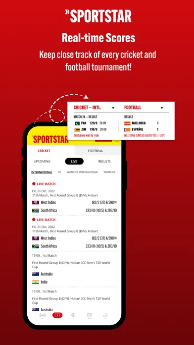 Скриншоты Sportstar: Live Sports & News
