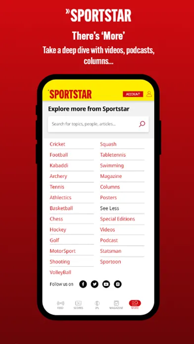Скриншоты Sportstar: Live Sports & News