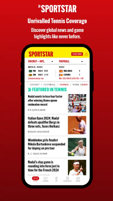Скриншоты Sportstar: Live Sports & News