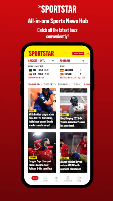 Скриншоты Sportstar: Live Sports & News