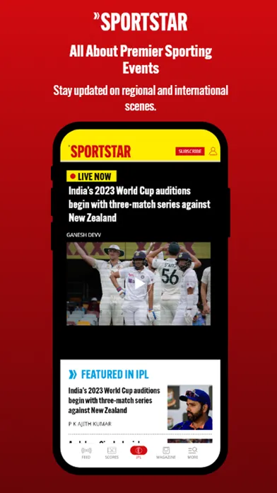 Скриншоты Sportstar: Live Sports & News