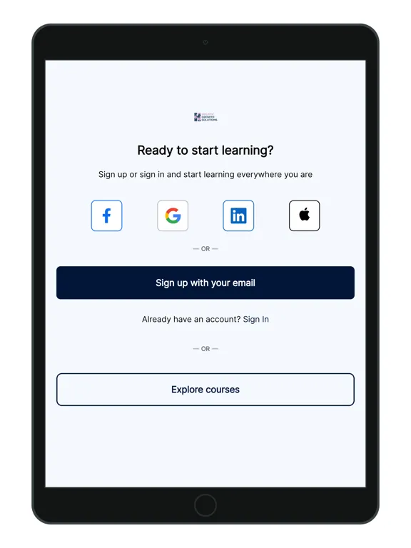 Captures d'écran de Holistic Growth Hub iPad 