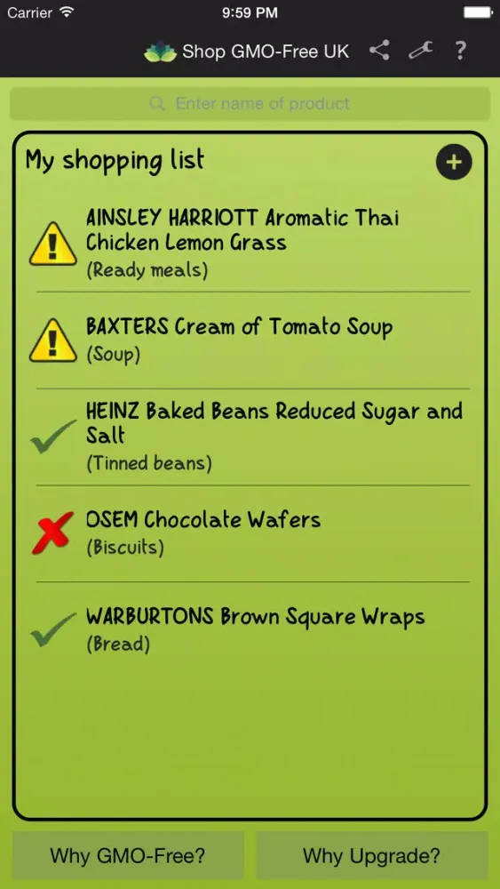 Shop GMO-Free in the UK স্ক্রিনশট