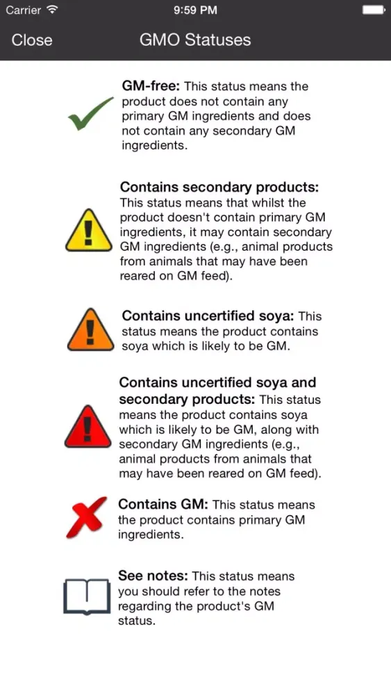 Shop GMO-Free in the UK স্ক্রিনশট