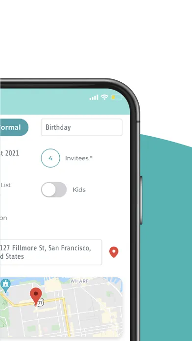 Hub App | Party Invite & RSVP Ekran Görüntüleri