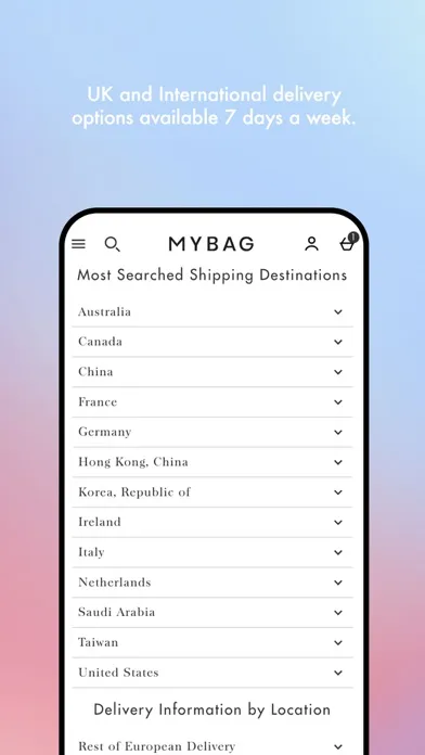MyBag - Designer Handbags स्क्रीनशॉट