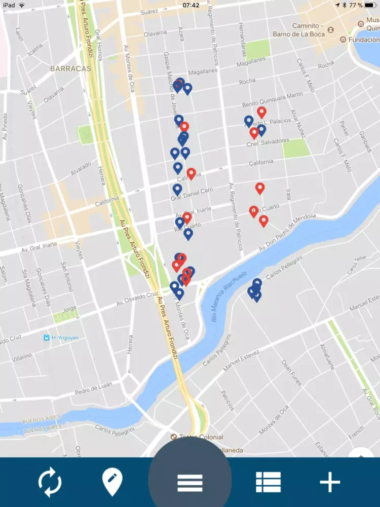 Tangkapan layar Civico iPad 