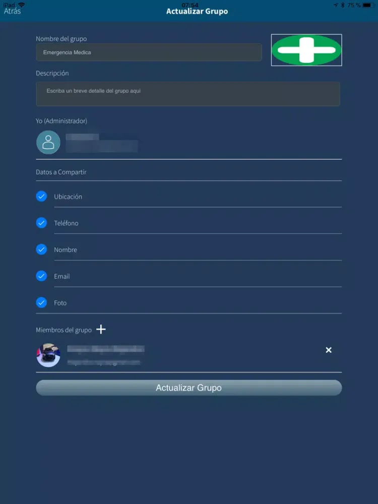 Tangkapan layar Civico iPad 