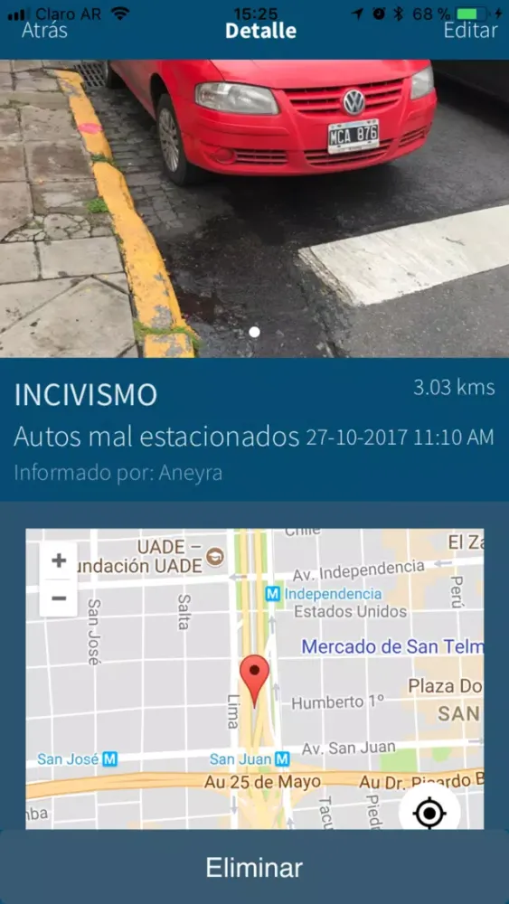 Tangkapan layar Civico