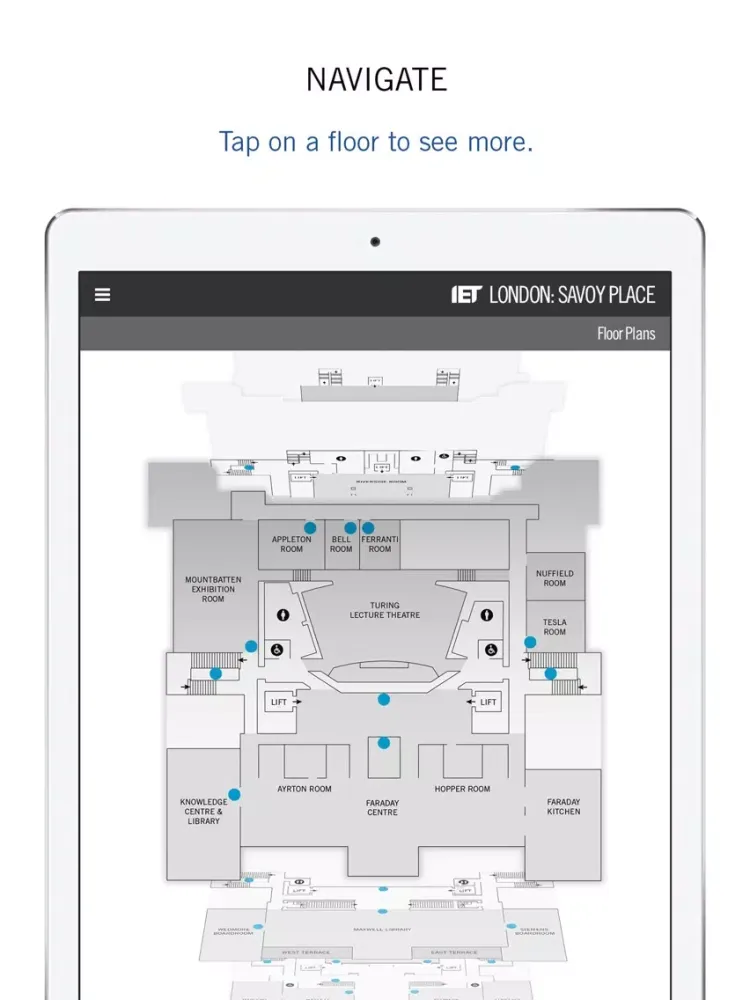 IET London: Savoy Place iPad  স্ক্রিনশট