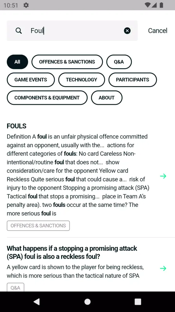 Football Rules Ekran Görüntüleri