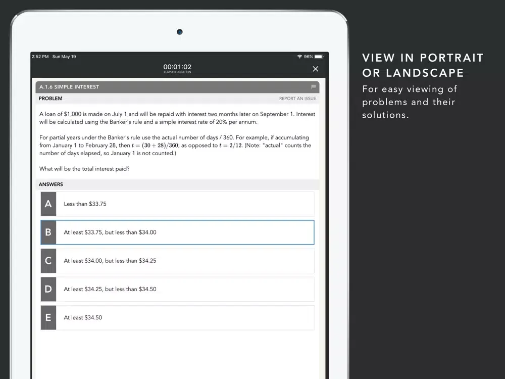 TIA Practice iPad 应用截图