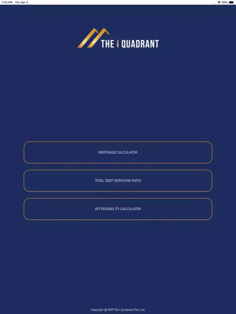 The I Quadrant iPad 应用截图