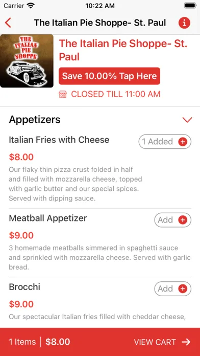 ภาพหน้าจอของ The Italian Pie Shoppe