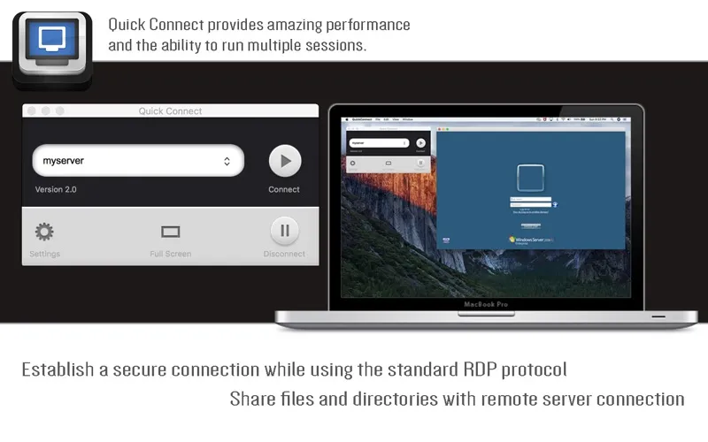 Capturas de pantalla de Quick Connect