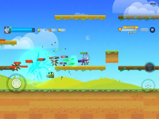Capturas de tela do Action Cat iPad 