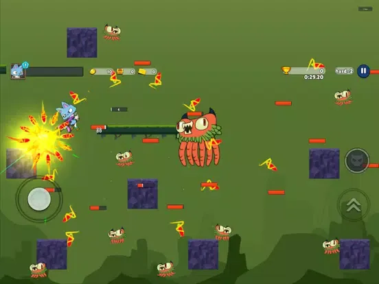 Capturas de tela do Action Cat iPad 