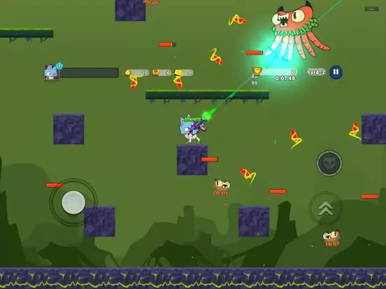 Capturas de tela do Action Cat iPad 