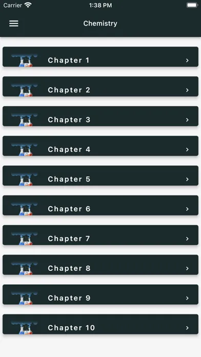 Capturas de tela do Read Chemistry Mcqs!
