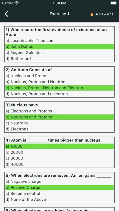 Capturas de tela do Read Chemistry Mcqs!