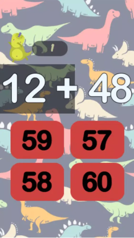 DinoMath for 2nd 3rd Grade स्क्रीनशॉट
