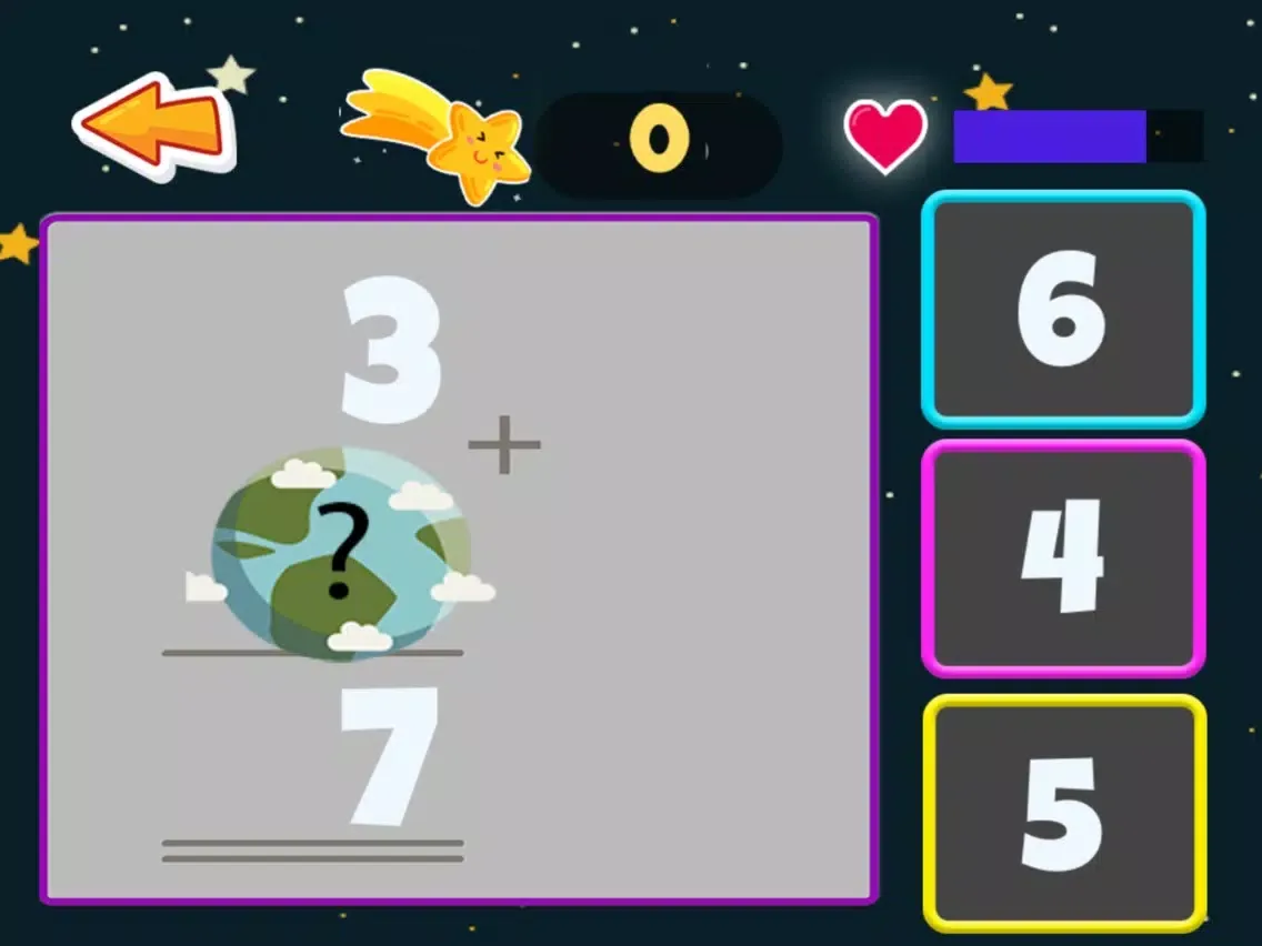Math Game Galaxy for 1st Grade iPad  سکرین شاٹس
