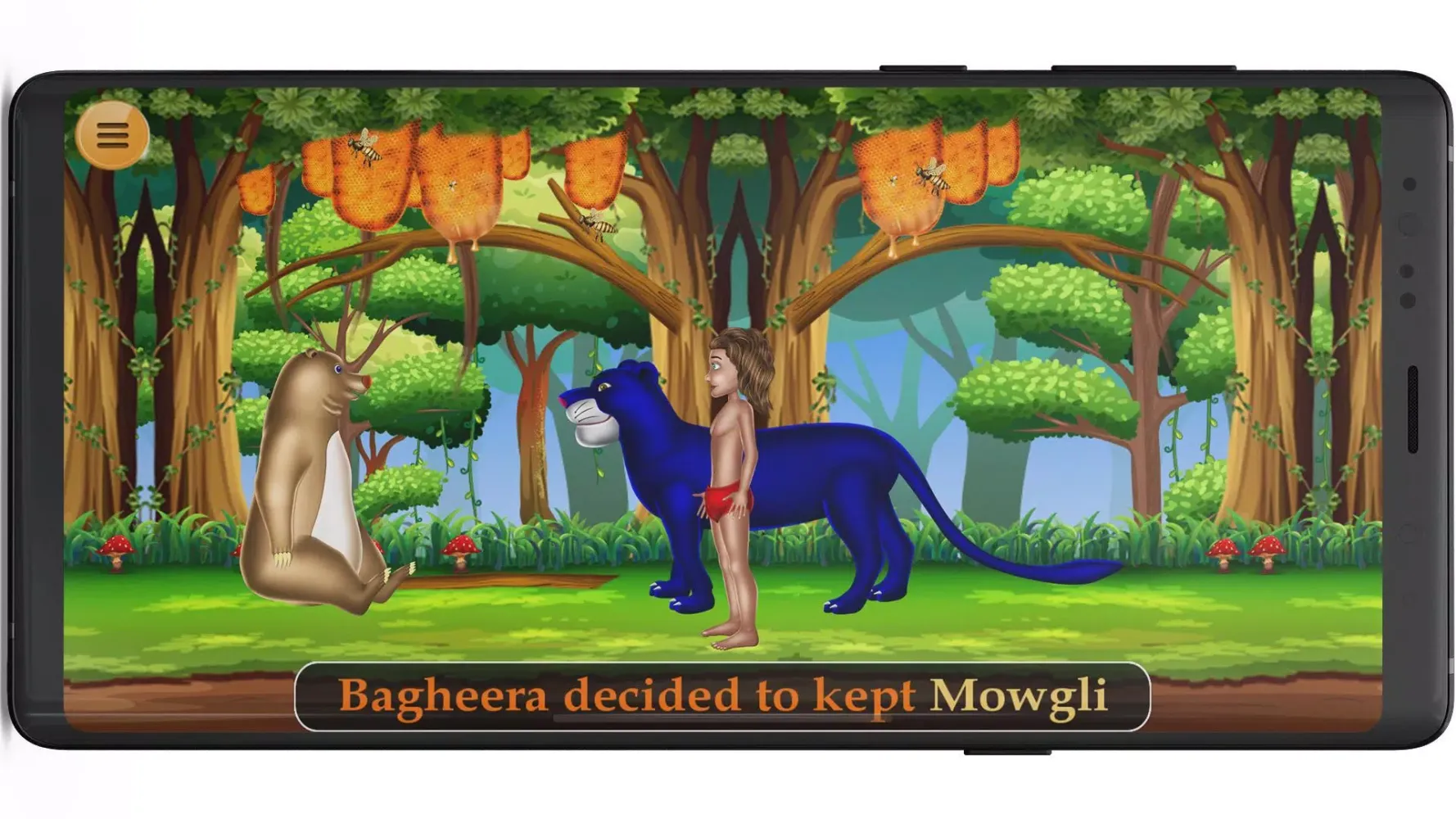 ภาพหน้าจอของ The Mowgli's Days Out