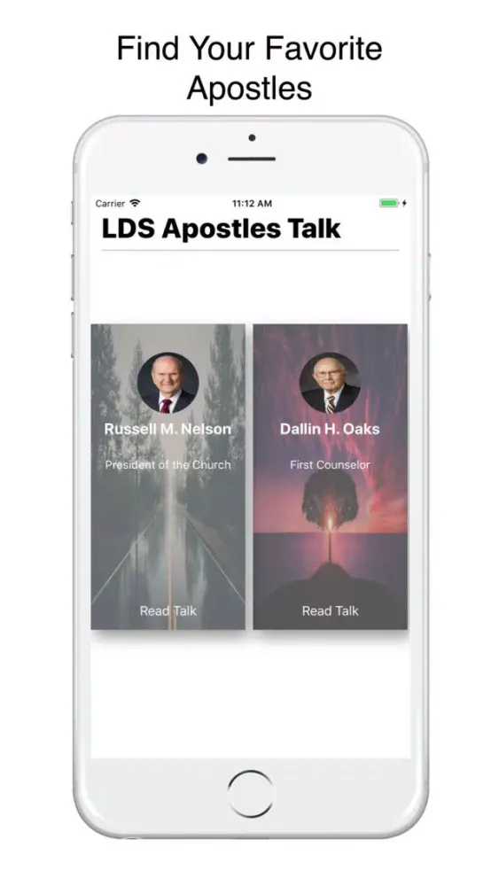 Capturas de tela do LDS Apostles Talks