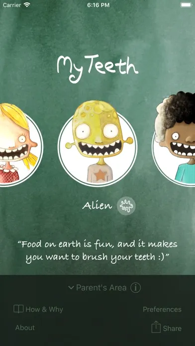 MyTeeth سکرین شاٹس