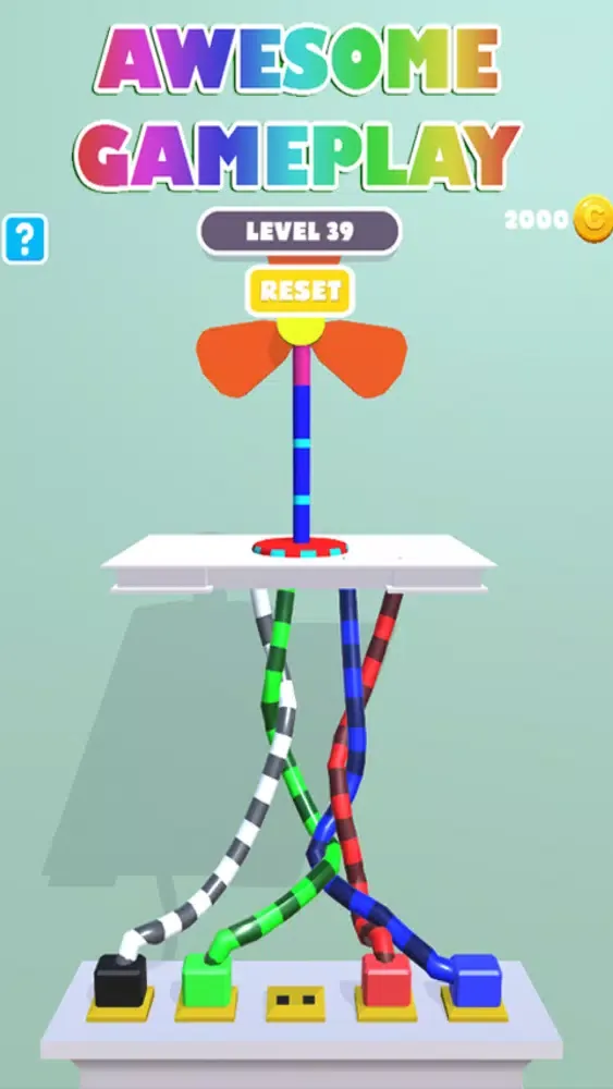 Capturas de tela do Untangle Rope!