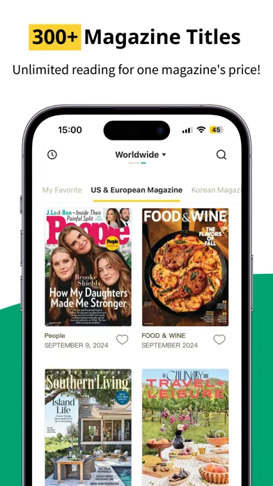 Kono Magazine - Online Reading Screenshots