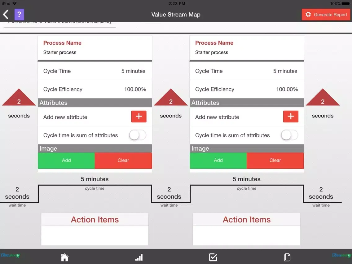 Lean Value Stream Mapping iPad  स्क्रीनशॉट