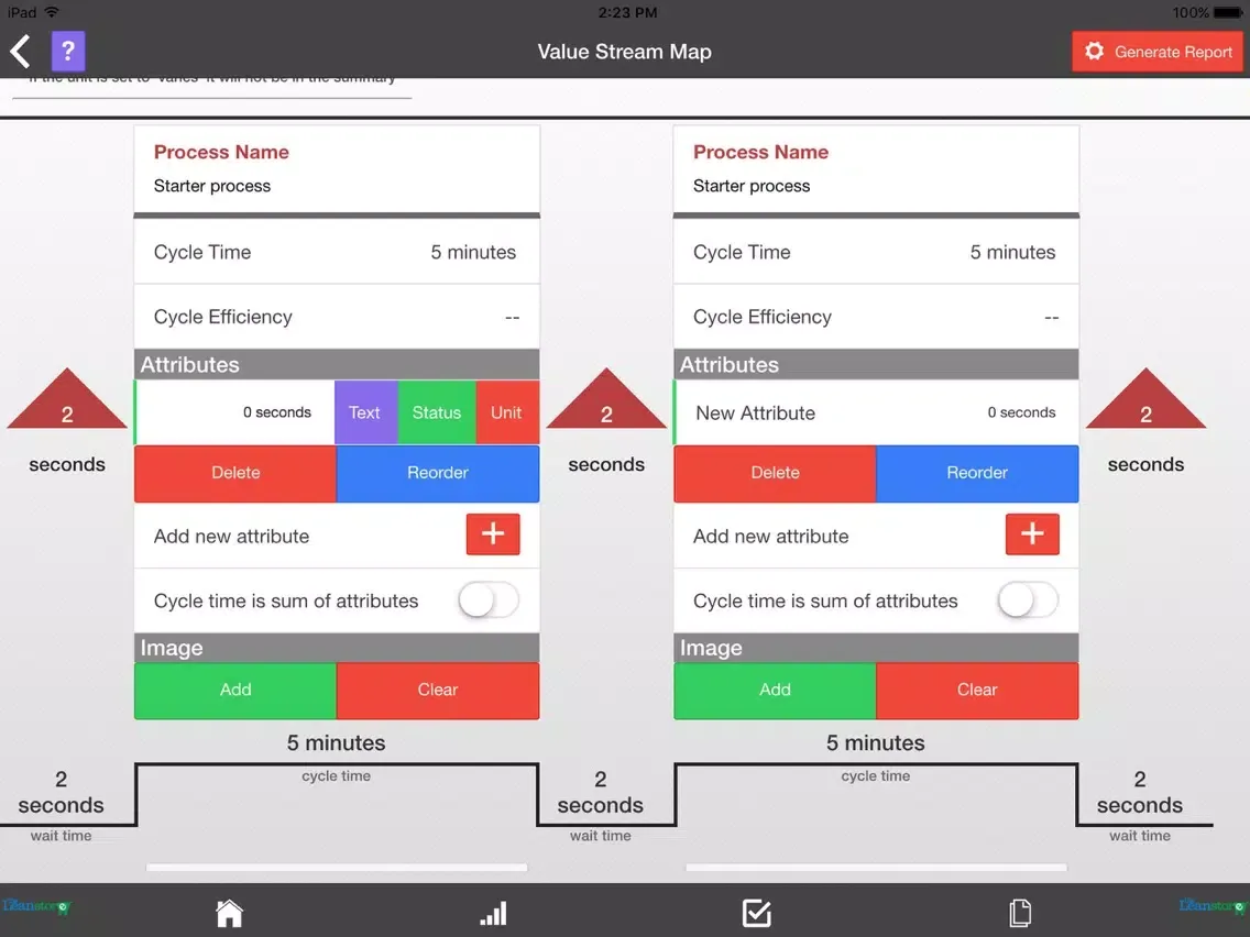 Lean Value Stream Mapping iPad  स्क्रीनशॉट