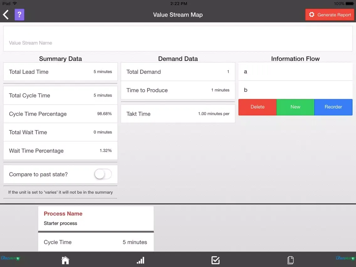 Lean Value Stream Mapping iPad  स्क्रीनशॉट