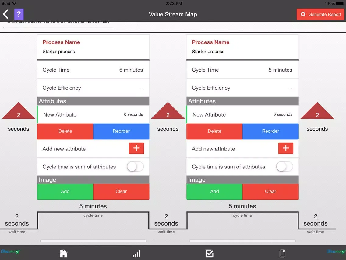 Lean Value Stream Mapping iPad  स्क्रीनशॉट