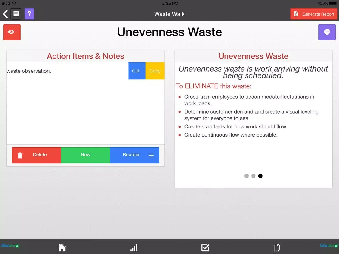 Ảnh chụp màn hình của Lean Waste Audit and Waste Walk iPad 