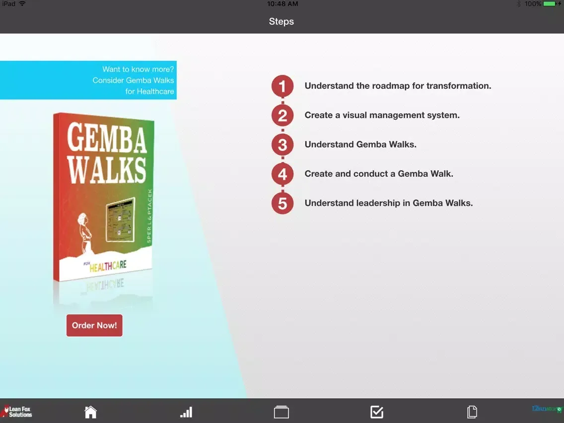 تصاویر Healthcare Lean Roadmap and Gemba Walk iPad 