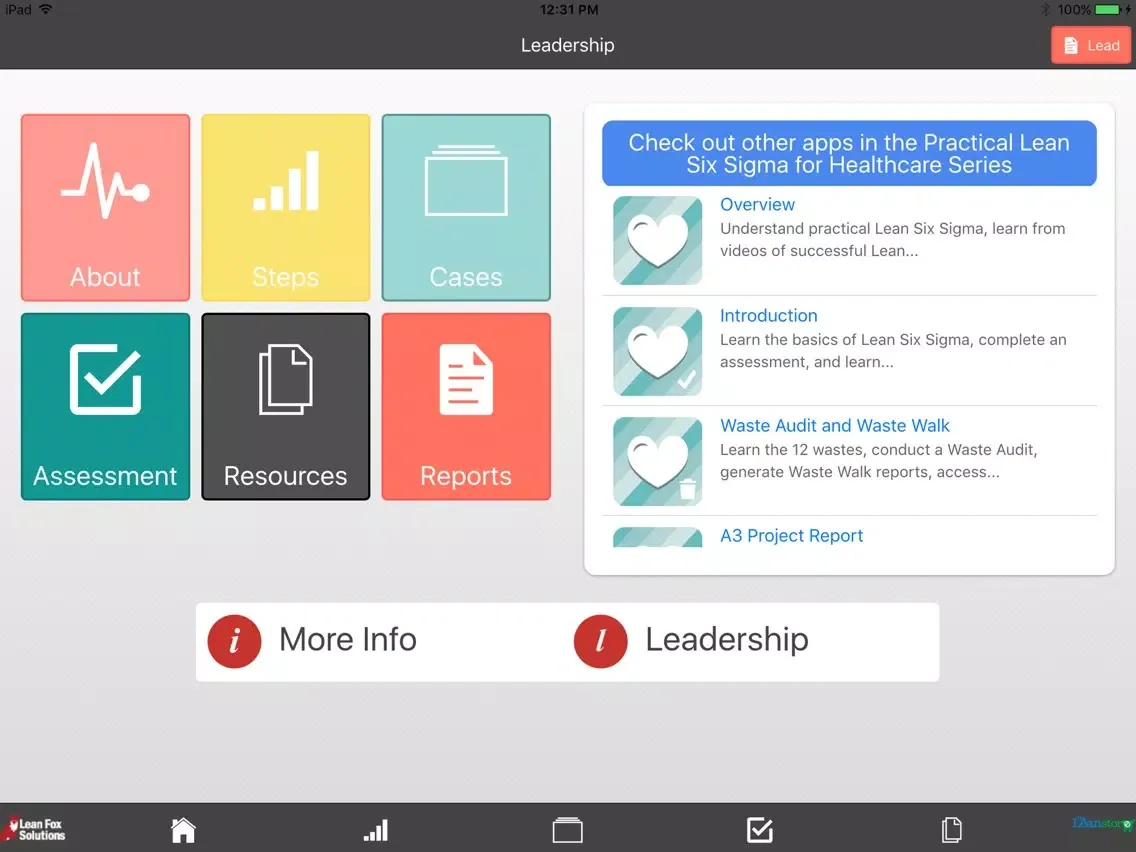 Healthcare Leadership iPad  سکرین شاٹس